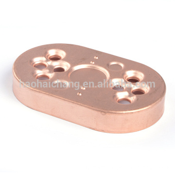 OEM tolerance +/-0.05mm copper flange spacer for electric heater